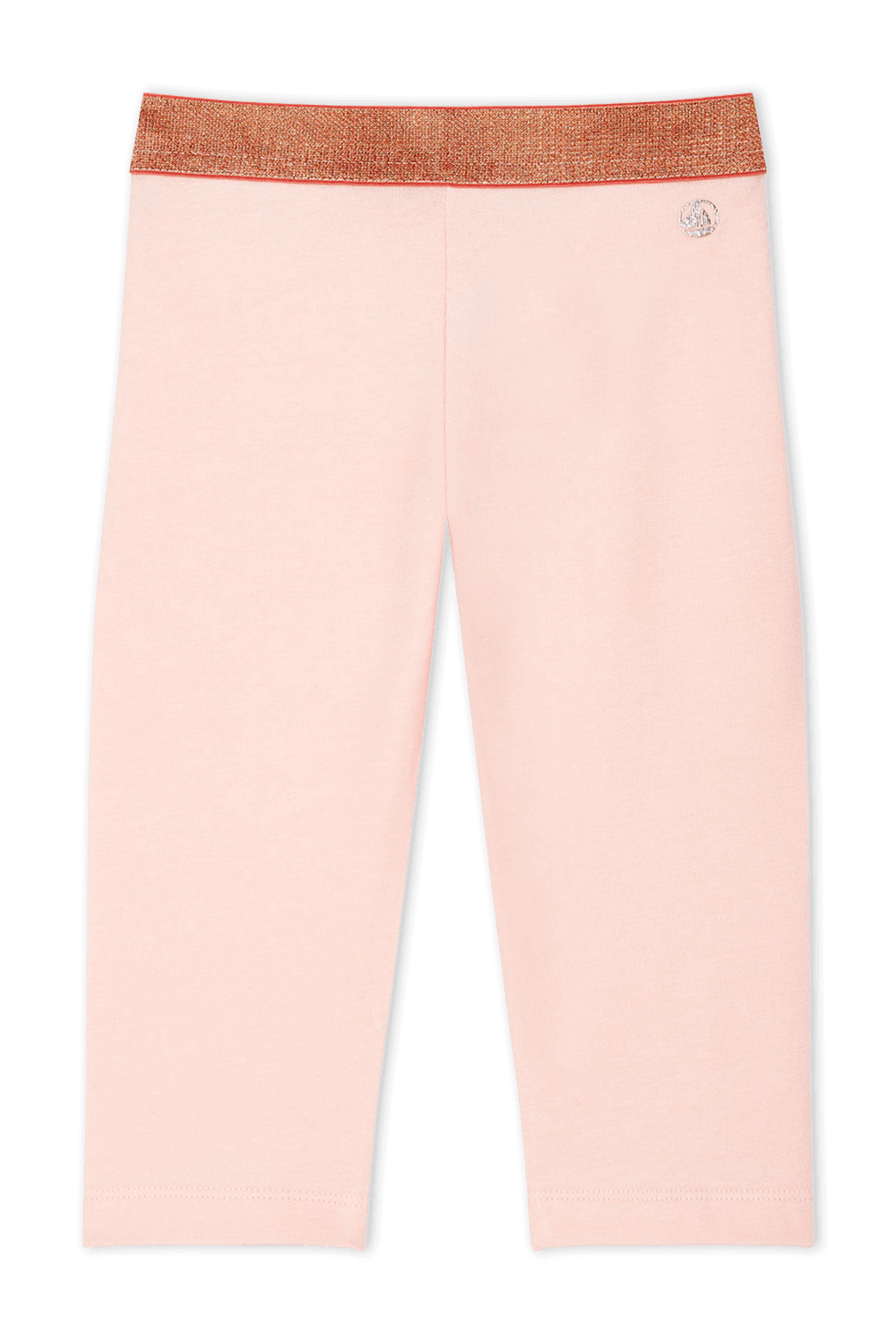 תמונה קידמית של גילאי 3-5 טייץ בורוד עם חגורת גומי ברוז גולד