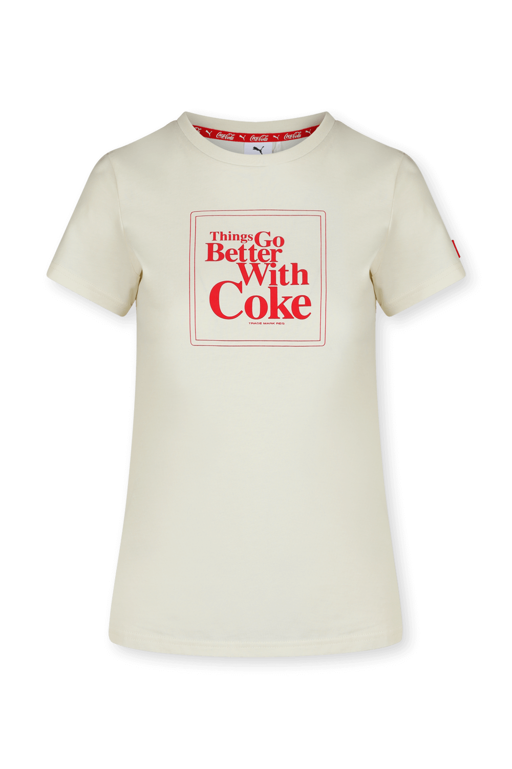תמונה קידמית של פומה X קוקה קולה חולצת טי עם הדפס גרפי