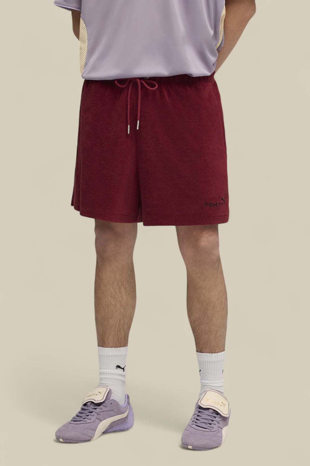 תמונת דוגמן קידמית של מכנסיים קצרים פומה X פנטי