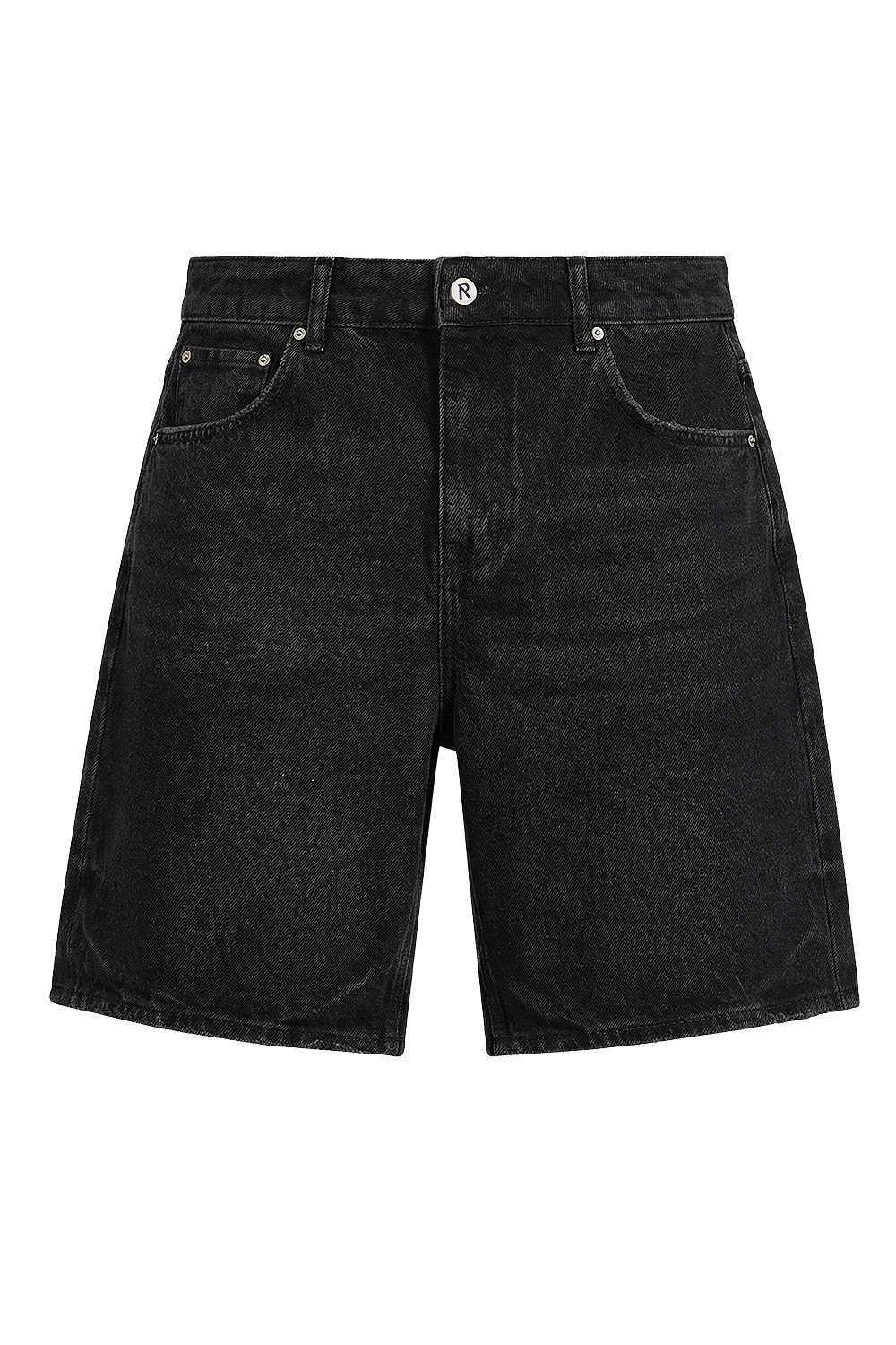 תמונה קידמית של מכנסי ג'ינס אמצע