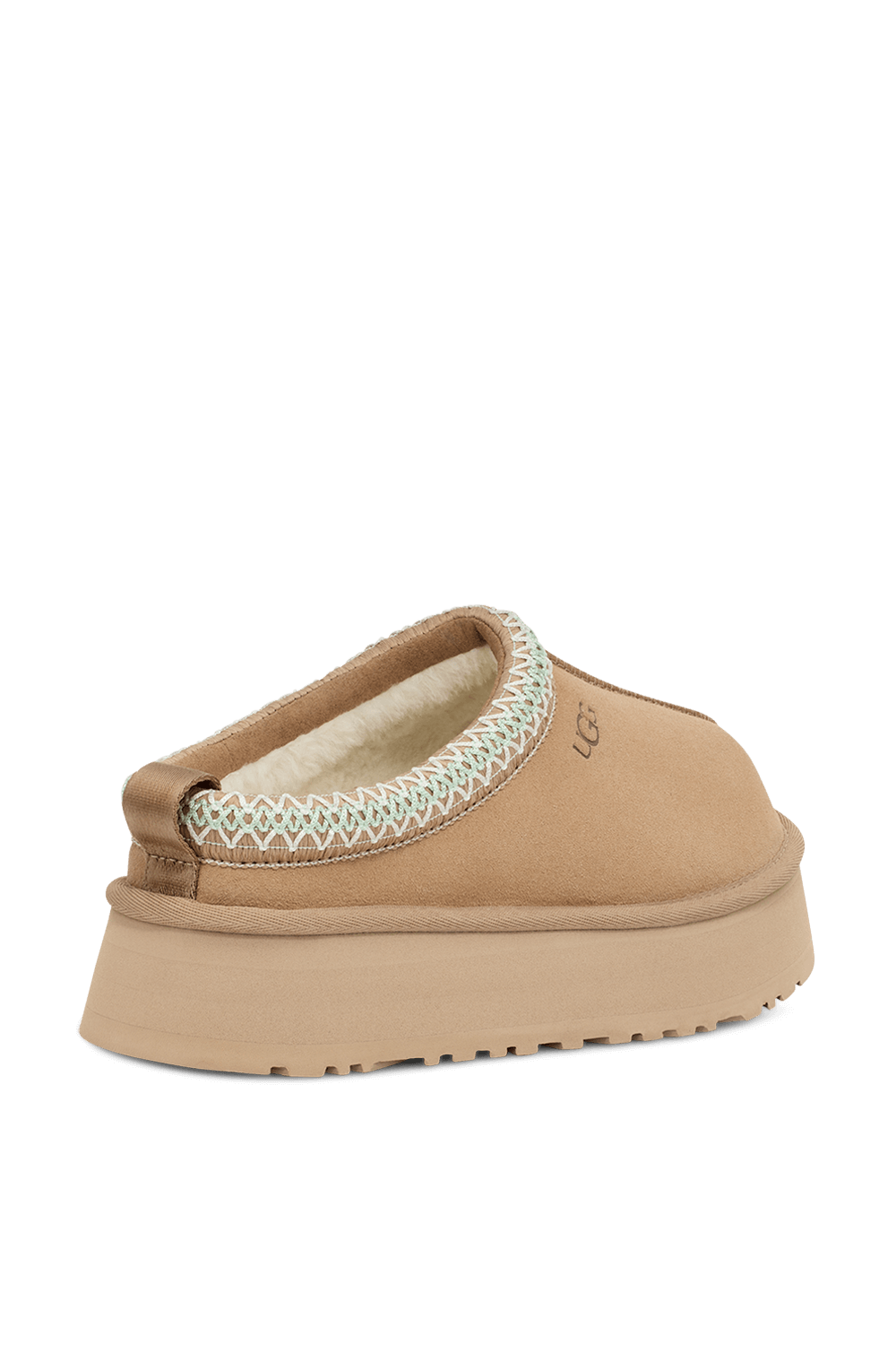 תמונת תקריב של נעלי סלייד טאז