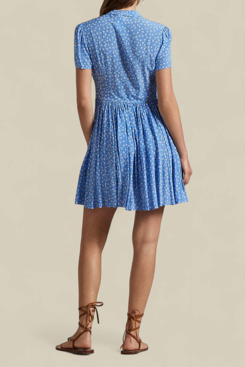 תמונת דוגמן אחורית של שמלת מיני