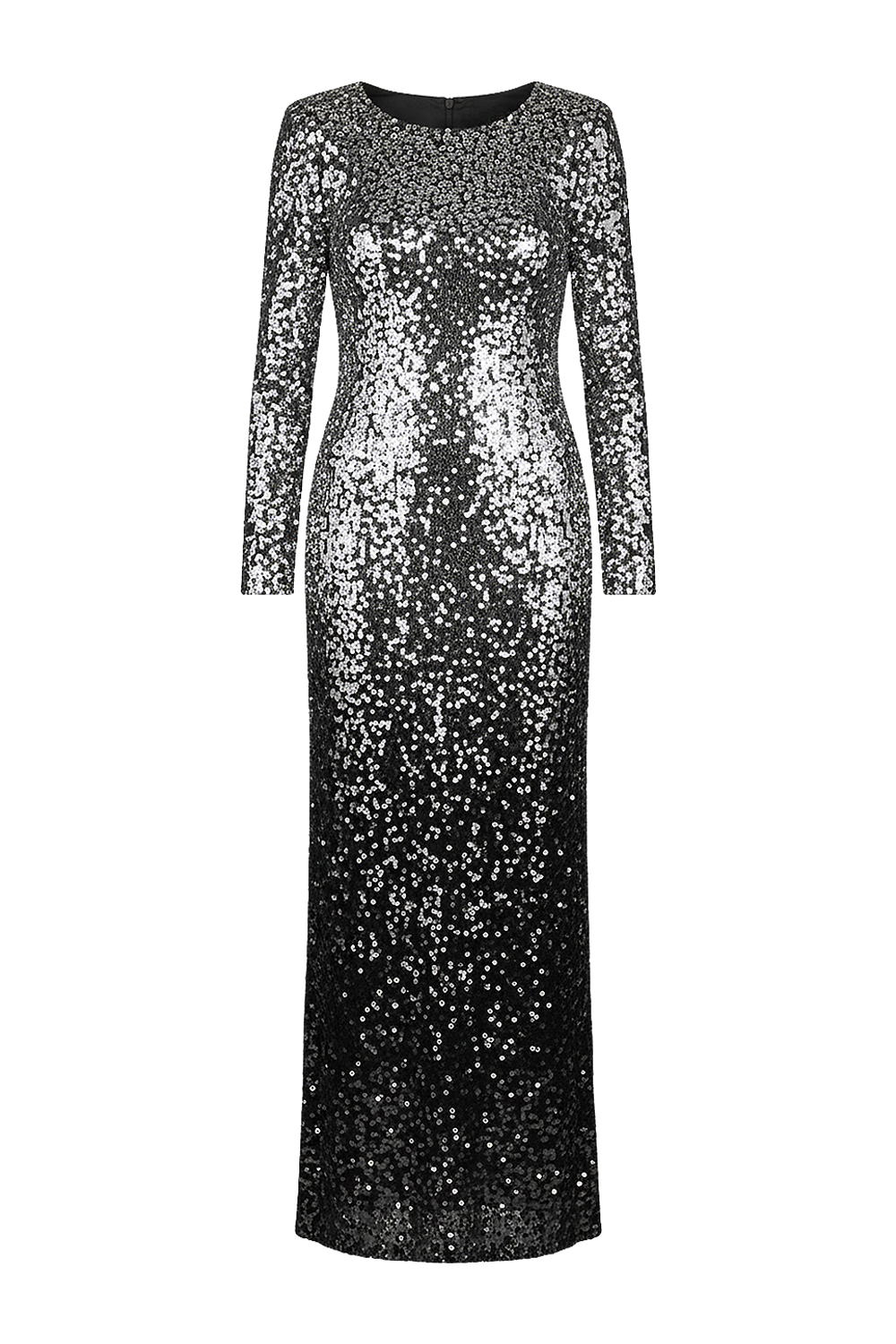 תמונה קידמית של שמלת פאייטים