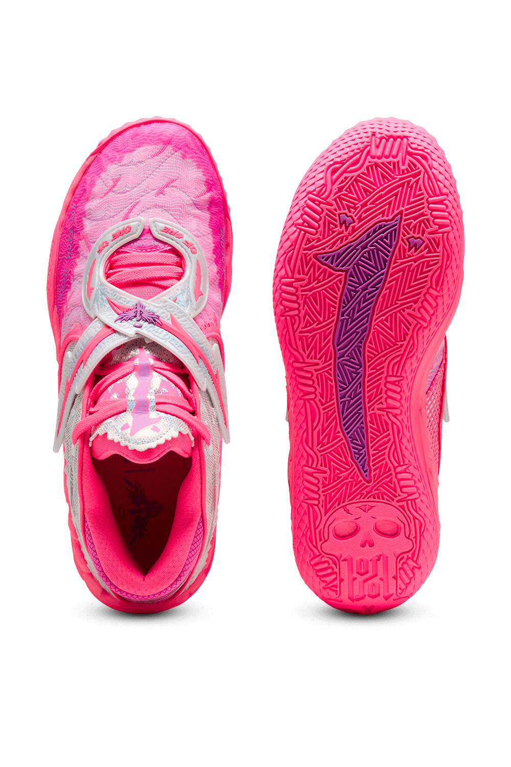 תמונת פנים של פומה X מלו נעלי כדורסל MB.05