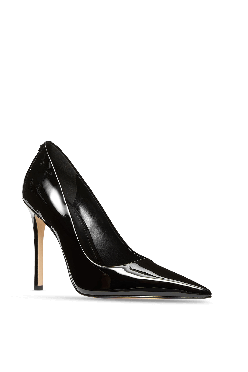 תמונת פנים של נעלי עקב לכה סטילטו