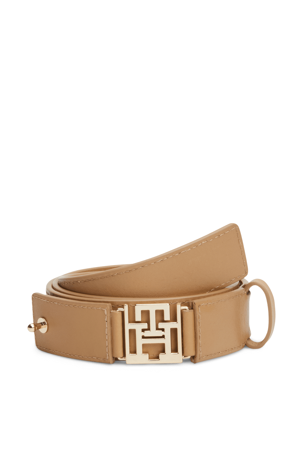 תמונה קידמית של חגורת עור