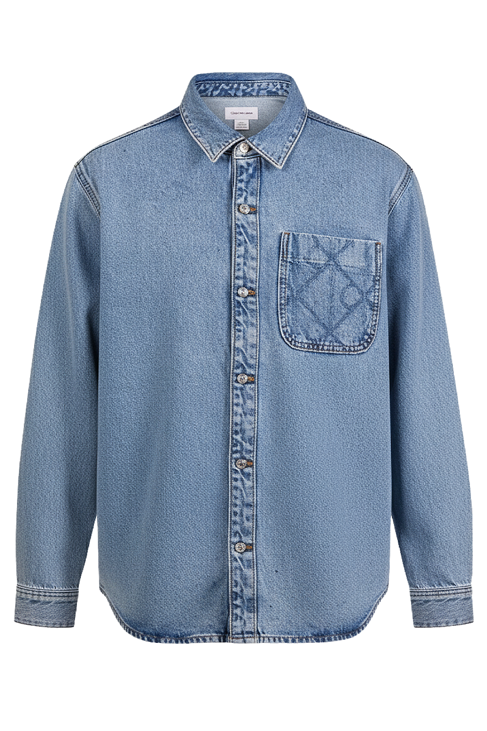 תמונה קידמית של חולצת ז'קט ג'ינס 90