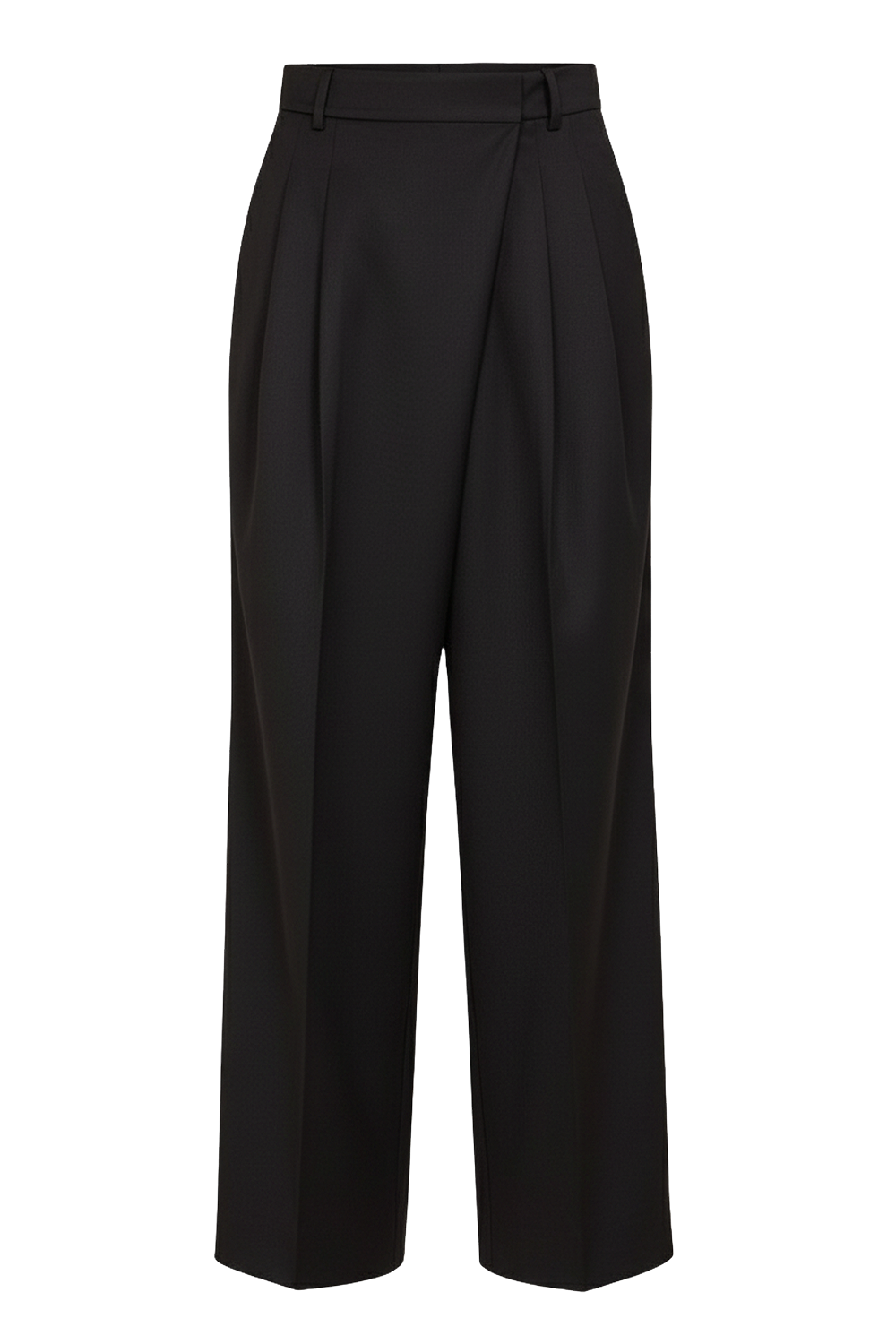 תמונה קידמית של מכנסיים מחויטים בגזרה בינונית