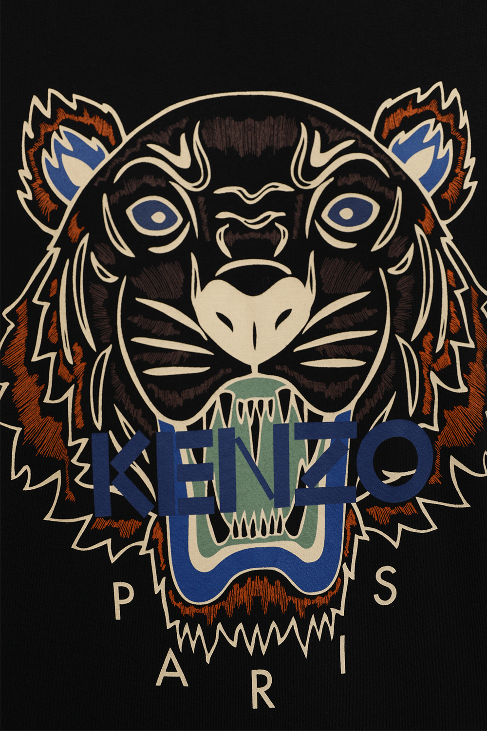 תמונה אחורית של חולצת טי קצרה עם הדפס הנמר