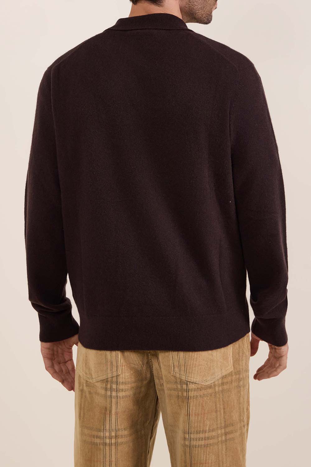 תמונת דוגמן אחורית של סריג קשמיר