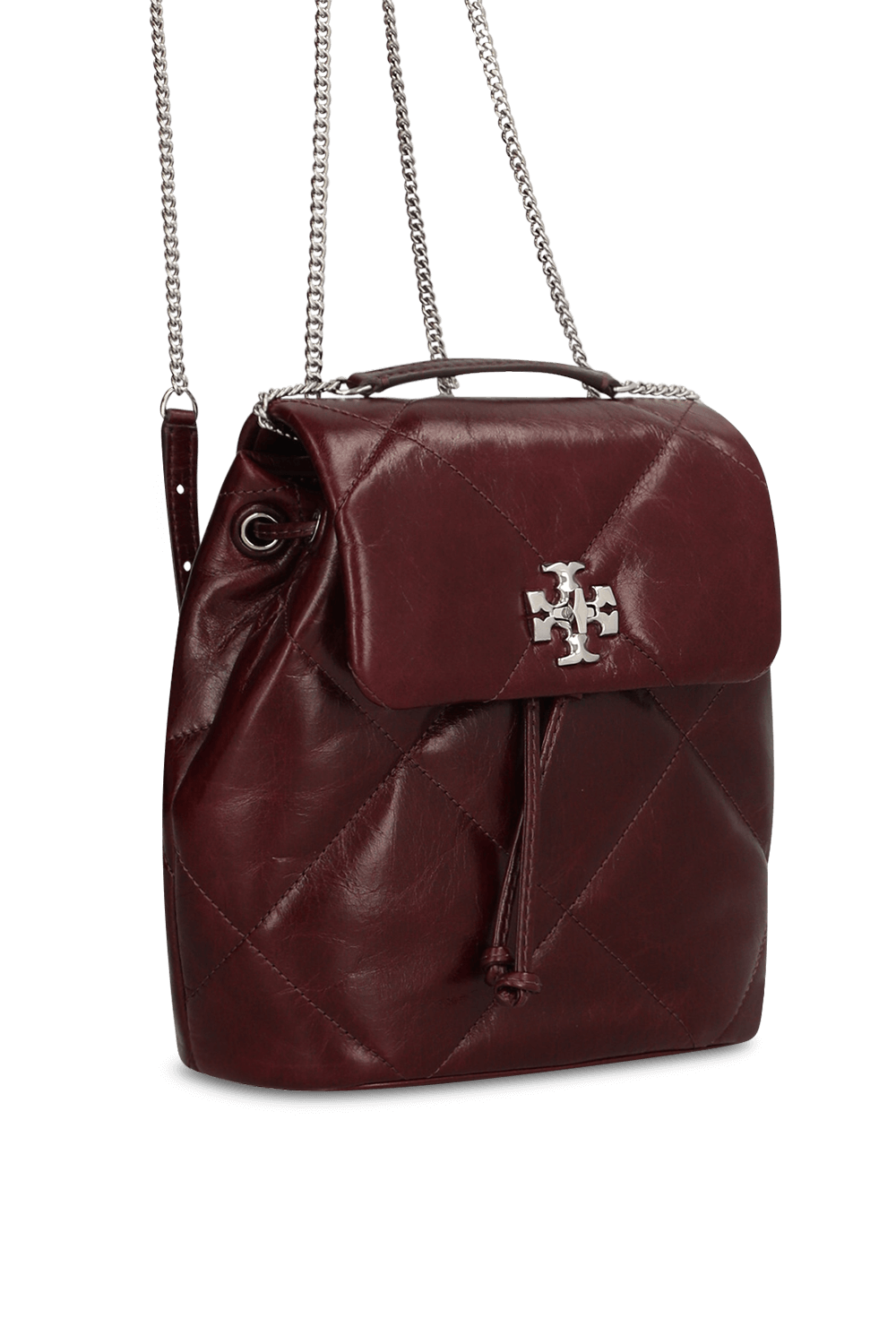 תמונת תקריב של תיק גב קירה קווילט מיני