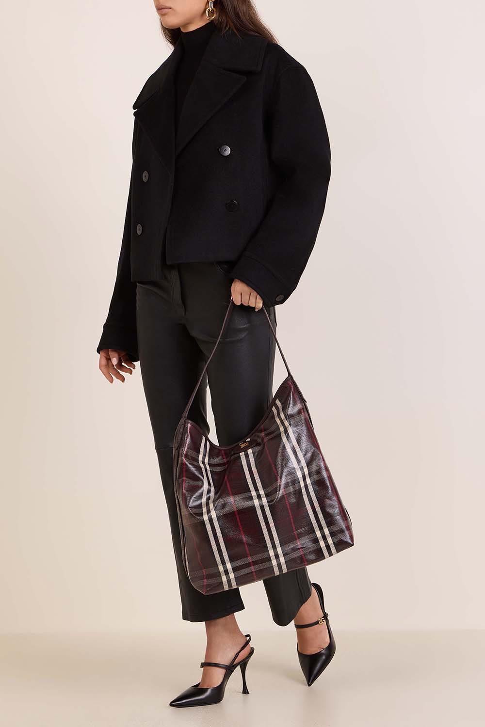 תמונת דוגמן קידמית של תיק כתף היילנדס מדיום