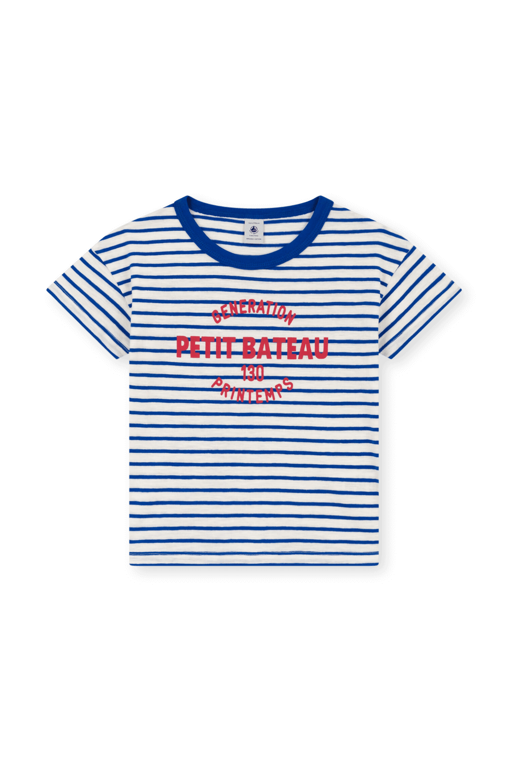 תמונה קידמית של חולצת טי בהדפס פסים - גילאי 6-12