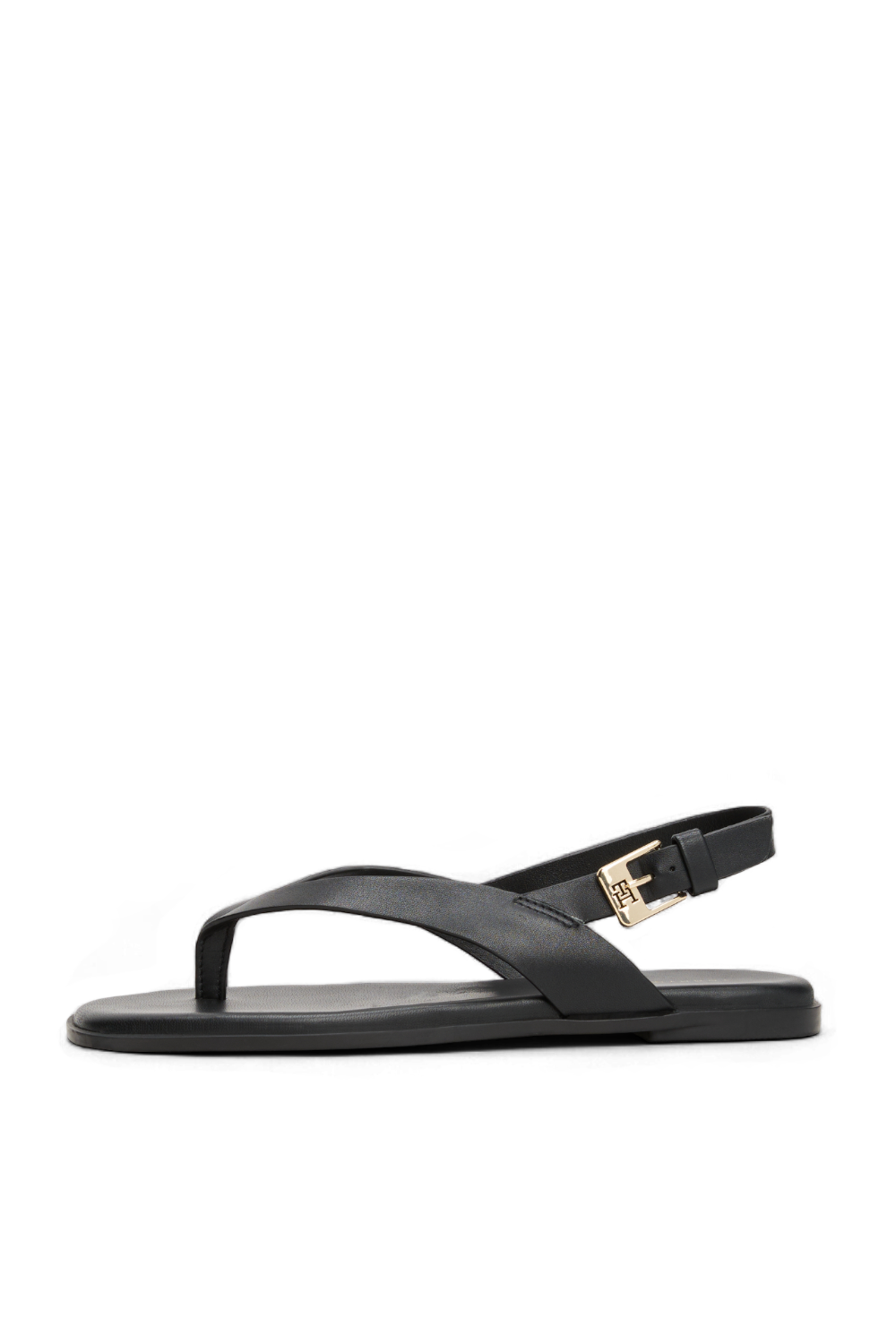 תמונה אחורית של סנדלי עור סלינג בק