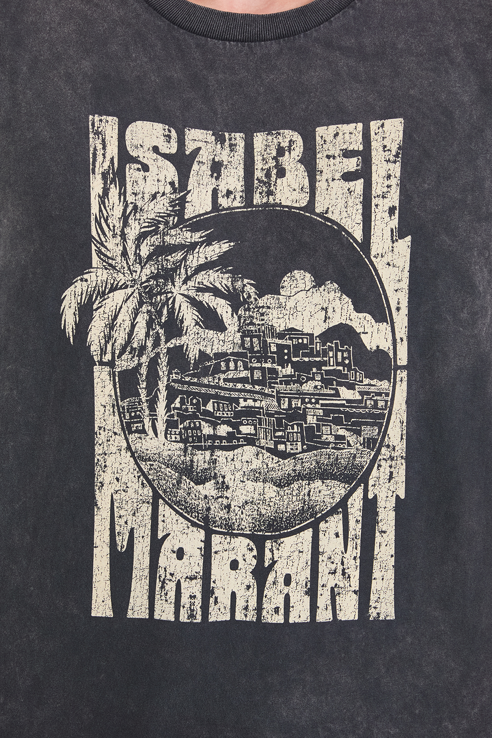 תמונת תקריב דוגמן של חולצת טי