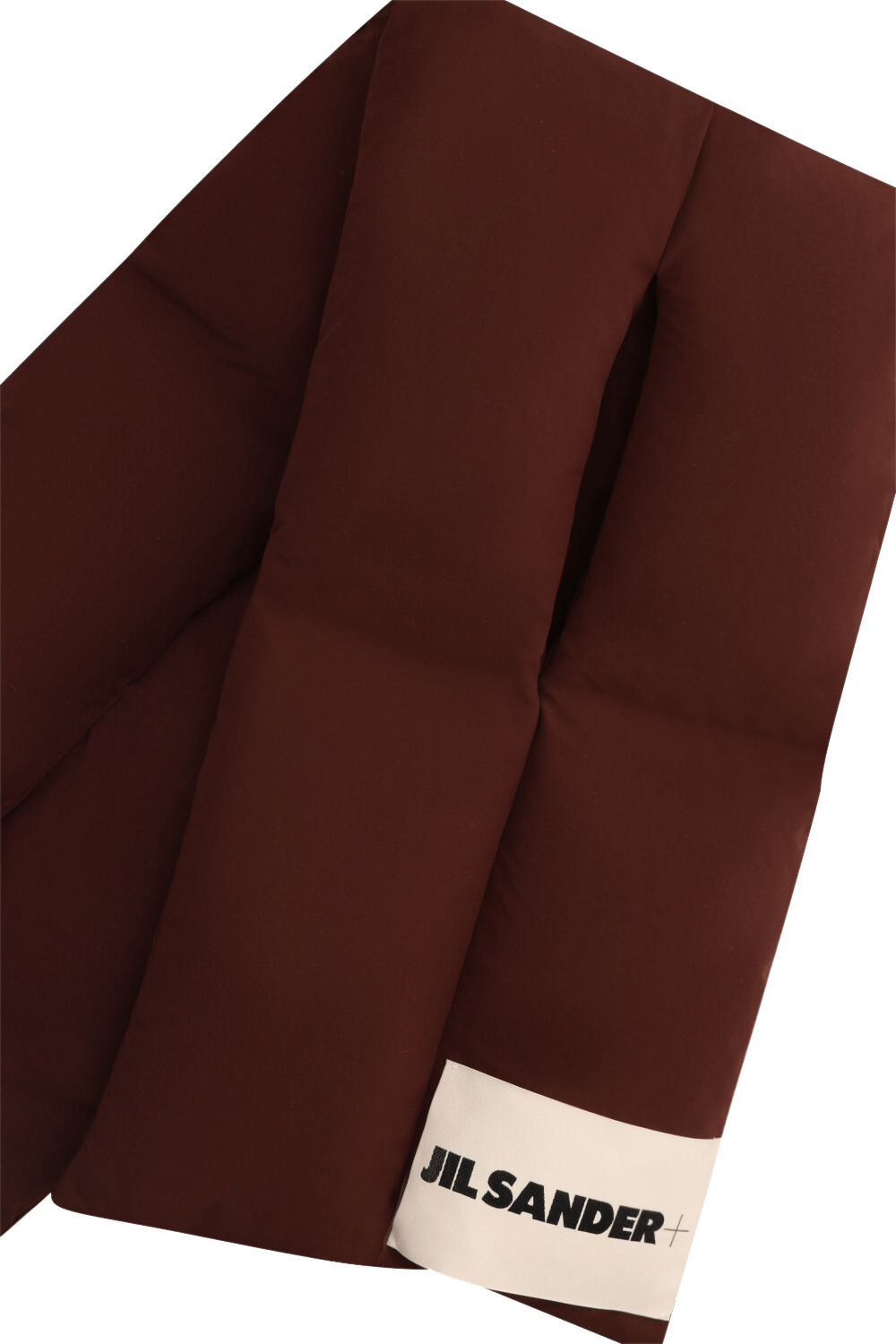 תמונה אחורית של צעיף במילוי נוצות