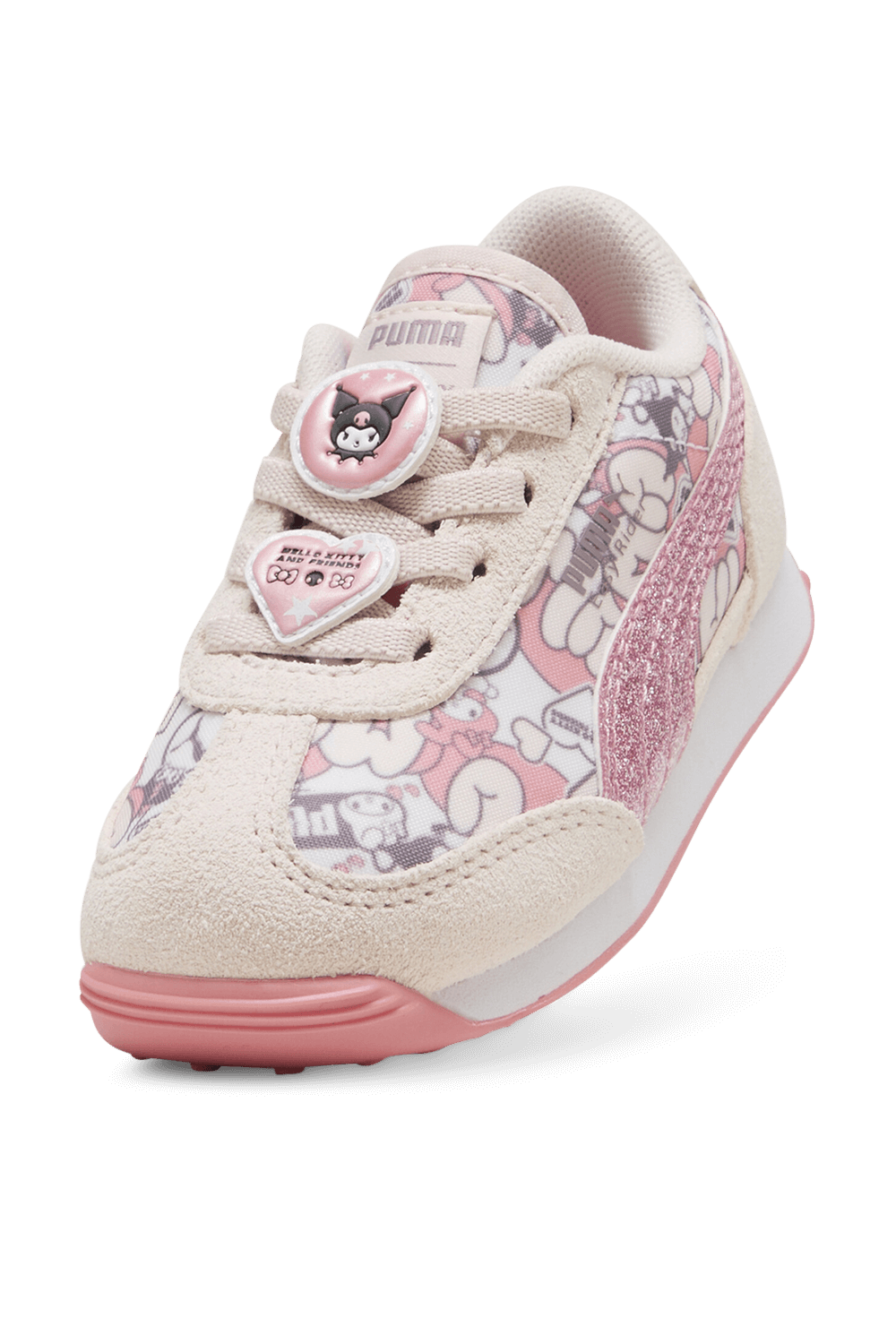 תמונת תקריב של פומה X הלו קיטי נעלי סניקרס איזי ריידר - מידות 19-25