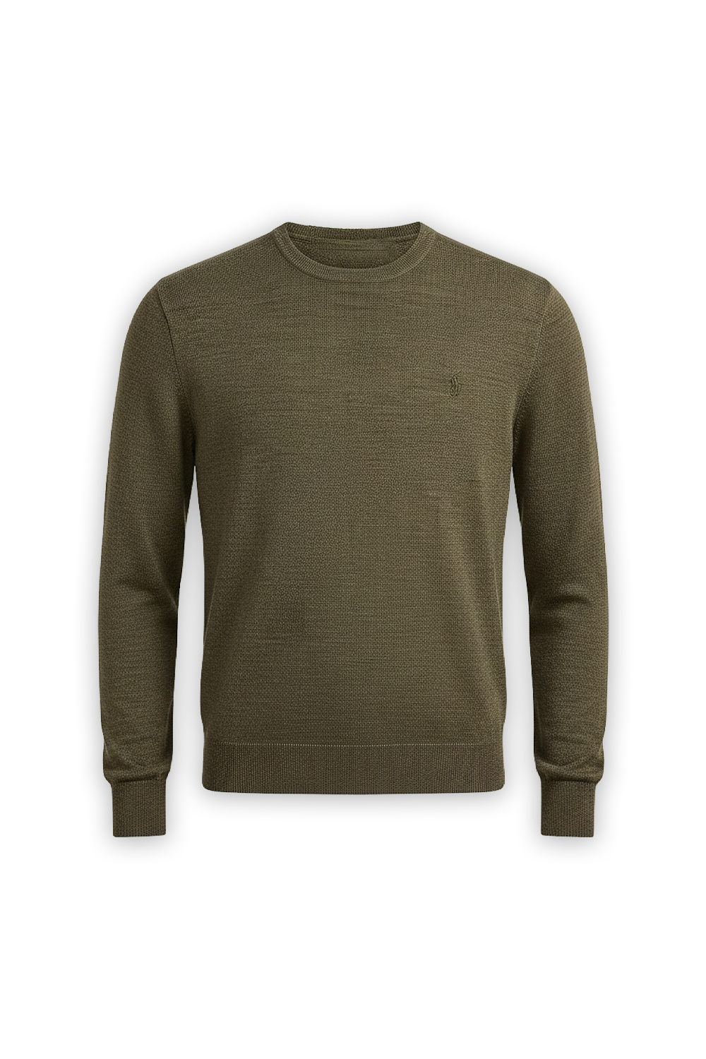 תמונה קידמית של סריג צמר סלים פיט