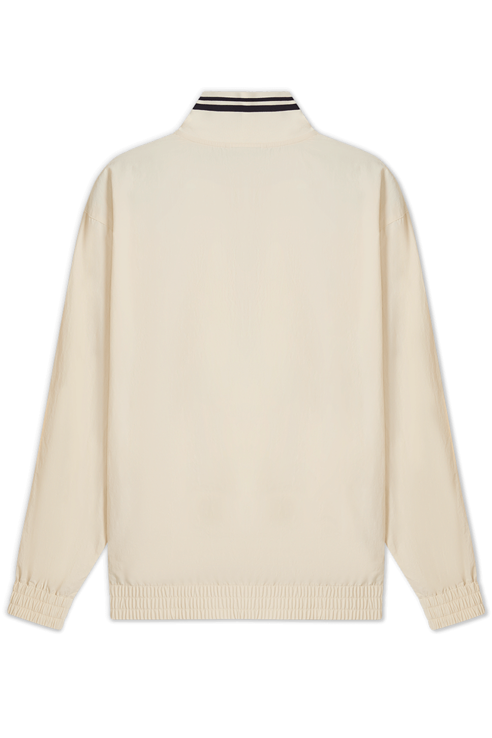 תמונה אחורית של ז'קט בגזרה משוחררת