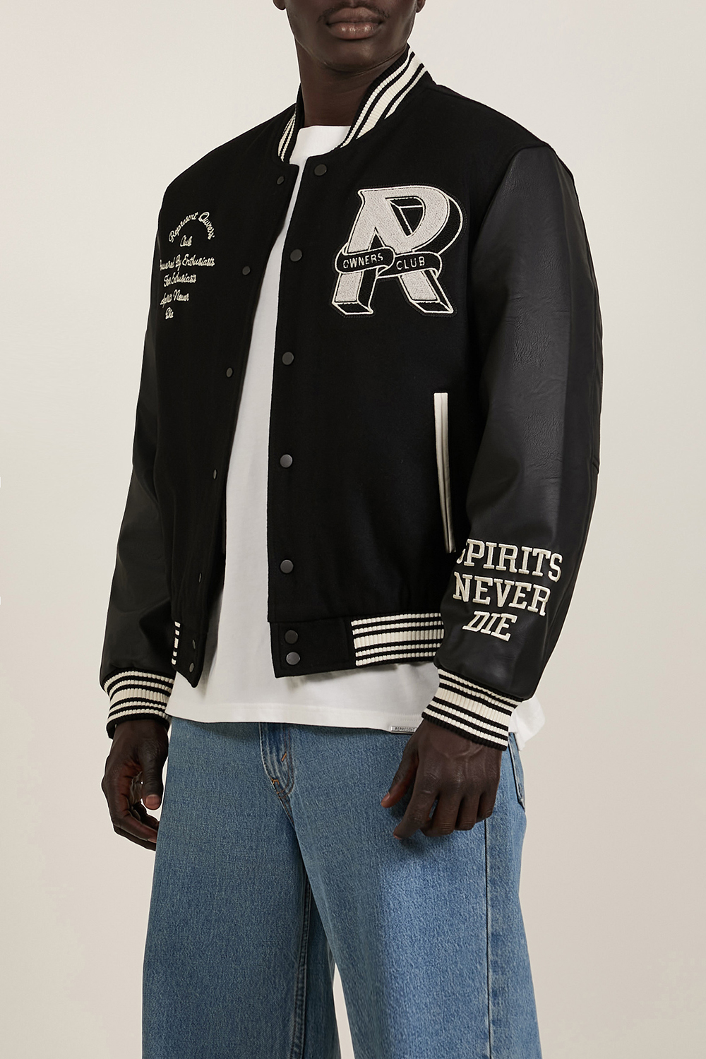 תמונת דוגמן קידמית של ז'קט צמר