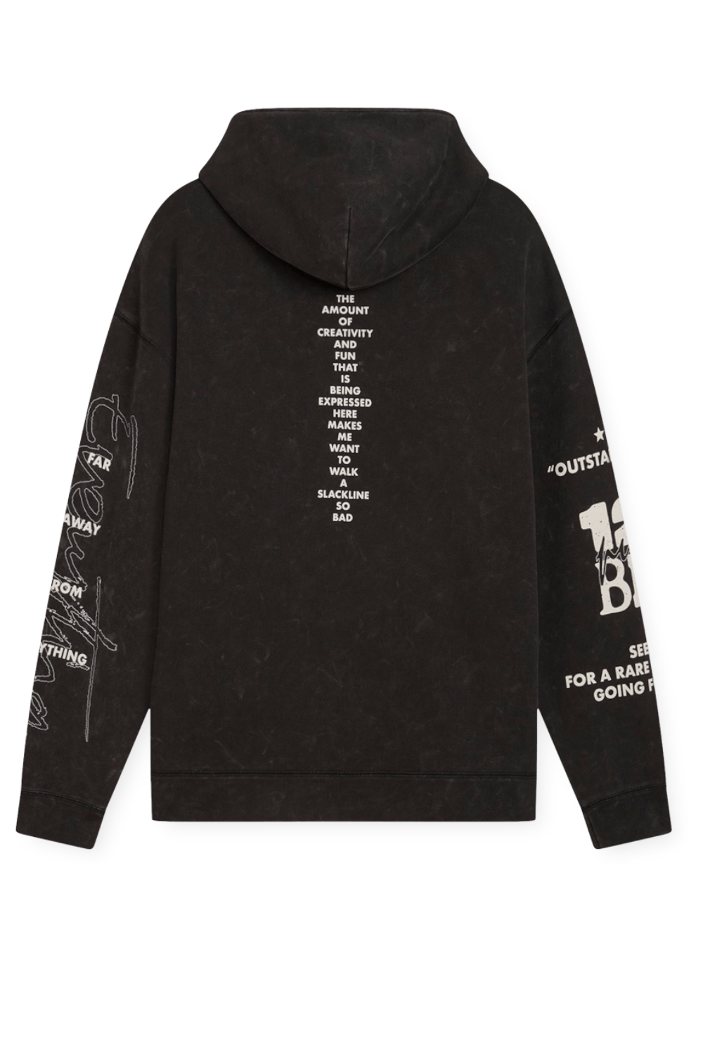 תמונה אחורית של סווטישרט אוברסייז