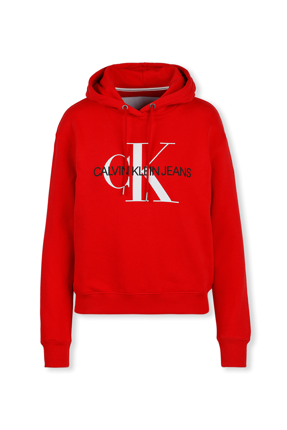 calvin klein cropped logo sweatshirt