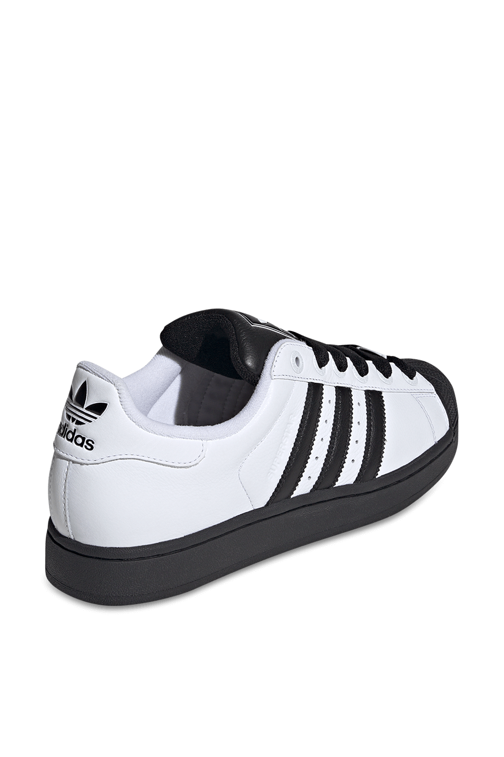 תמונה אחורית של נעלי סניקרס סופרסטאר