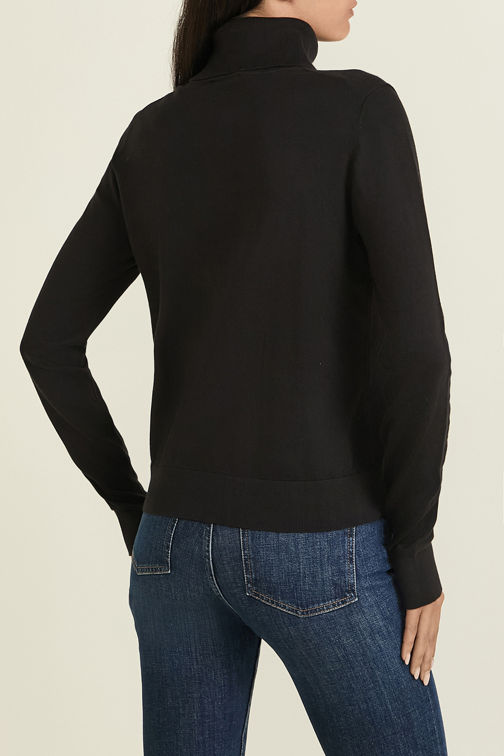 תמונת דוגמן אחורית של סריג כותנה