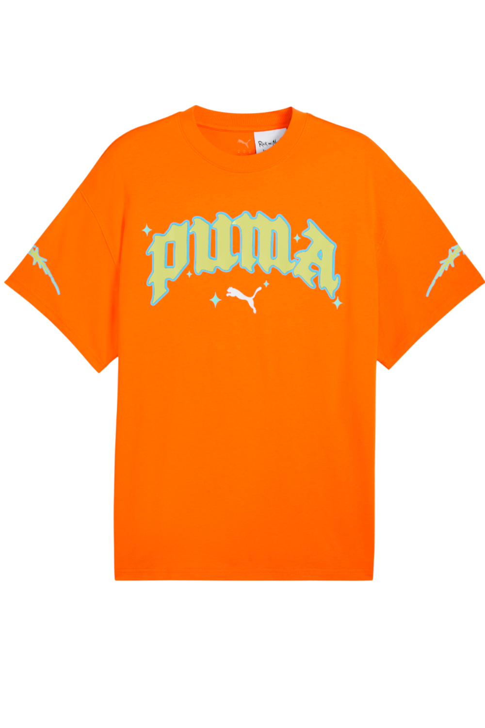 תמונה קידמית של פומה X מלו ריק אנד מורטי חולצת טי