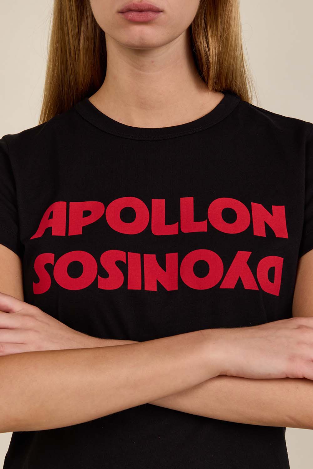 תמונת תקריב דוגמן של חולצת טי