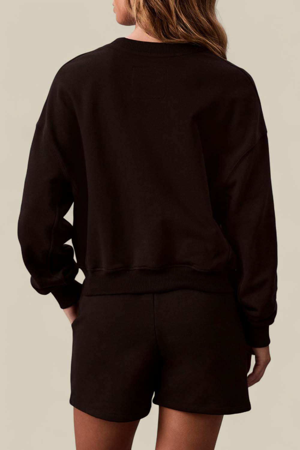 תמונת דוגמן אחורית של סווטשירט