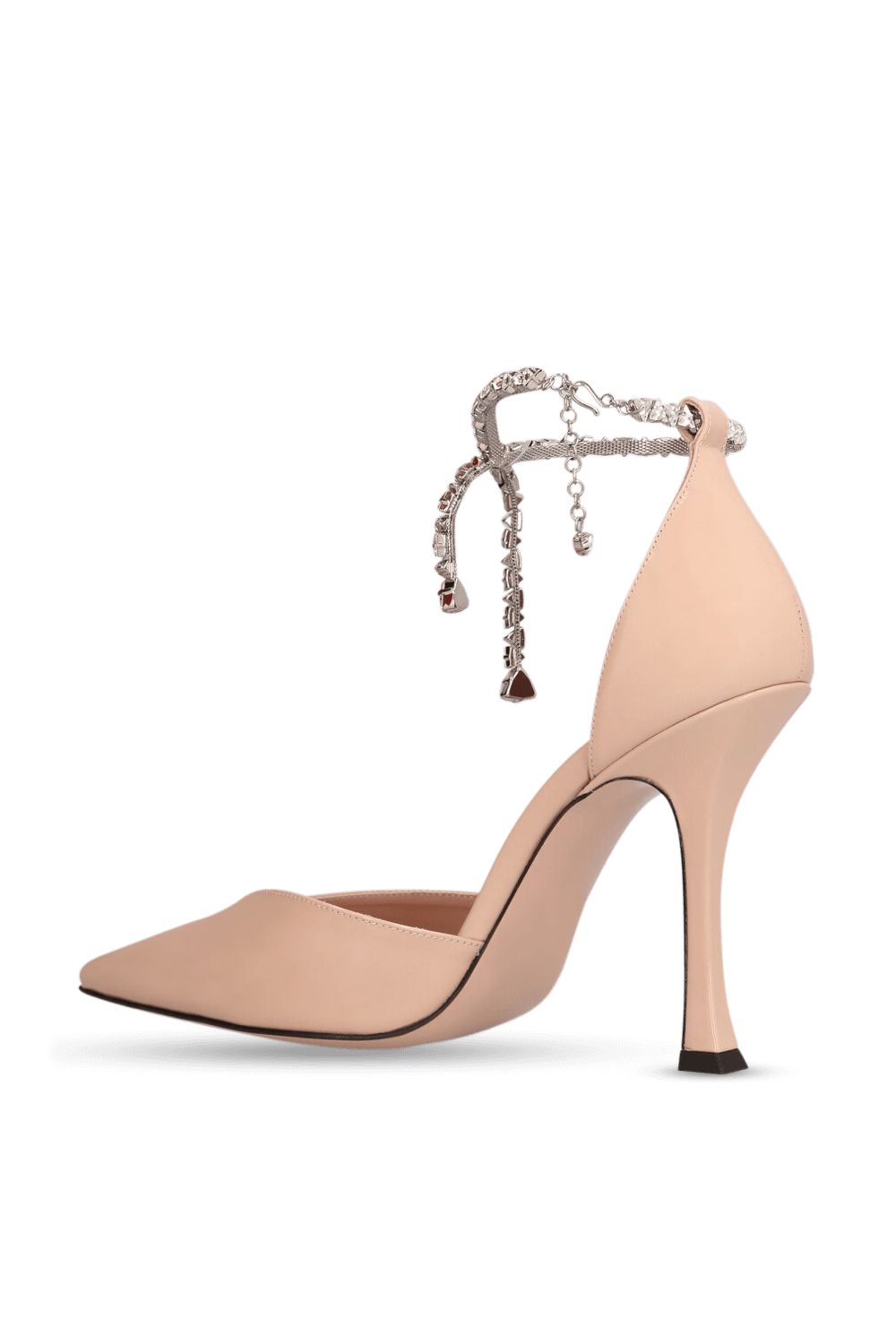 תמונה אחורית של סנדלי עקב סטיבי