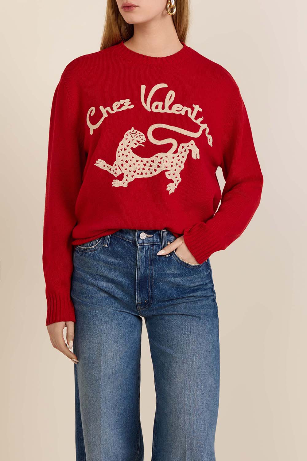 תמונת דוגמן קידמית של סריג צמר