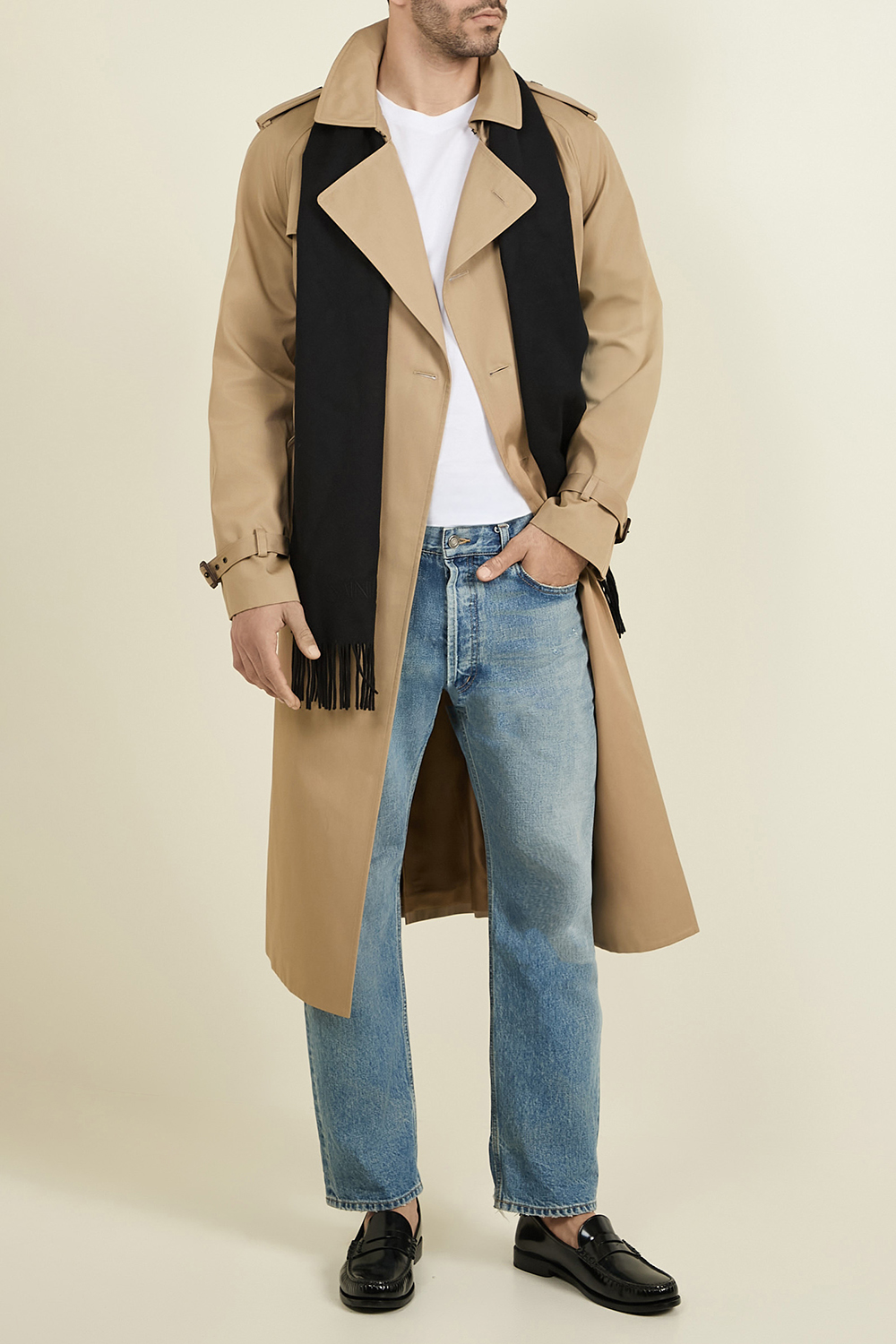 תמונת דוגמן קידמית של צעיף קשמיר