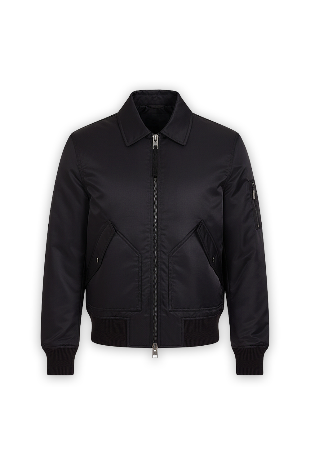 תמונה קידמית של ז'קט בומבר ניילון