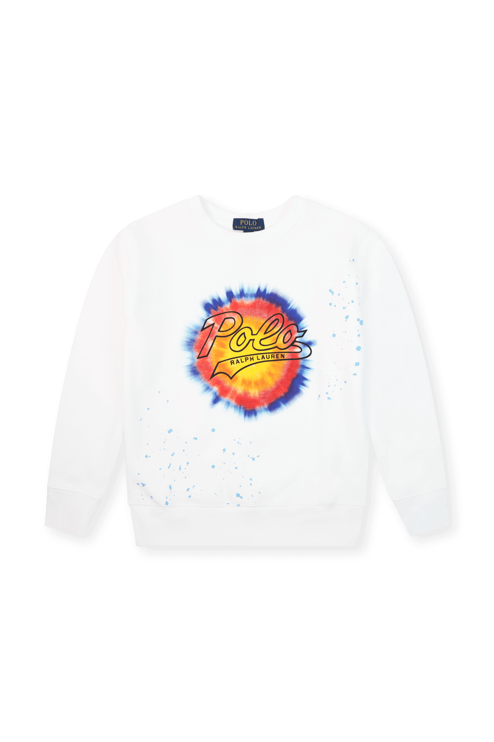 תמונה קידמית של סווטשירט פוטר עם הדפס לוגו וינטג' - גילאי 8-16