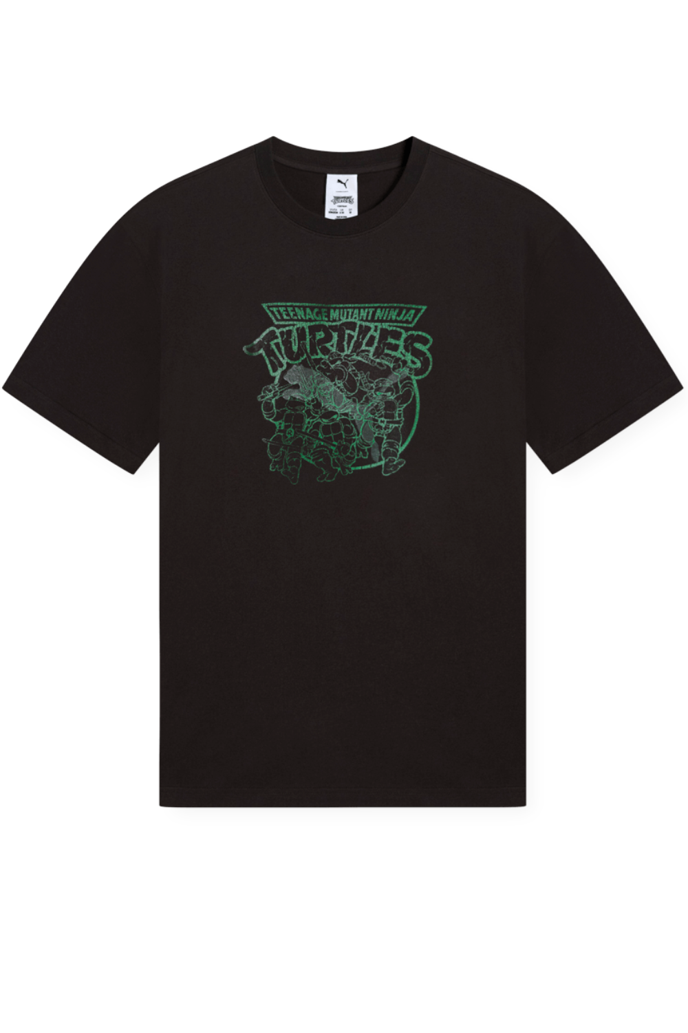 תמונה קידמית של פומה X צבי הנינג'ה חולצת טי