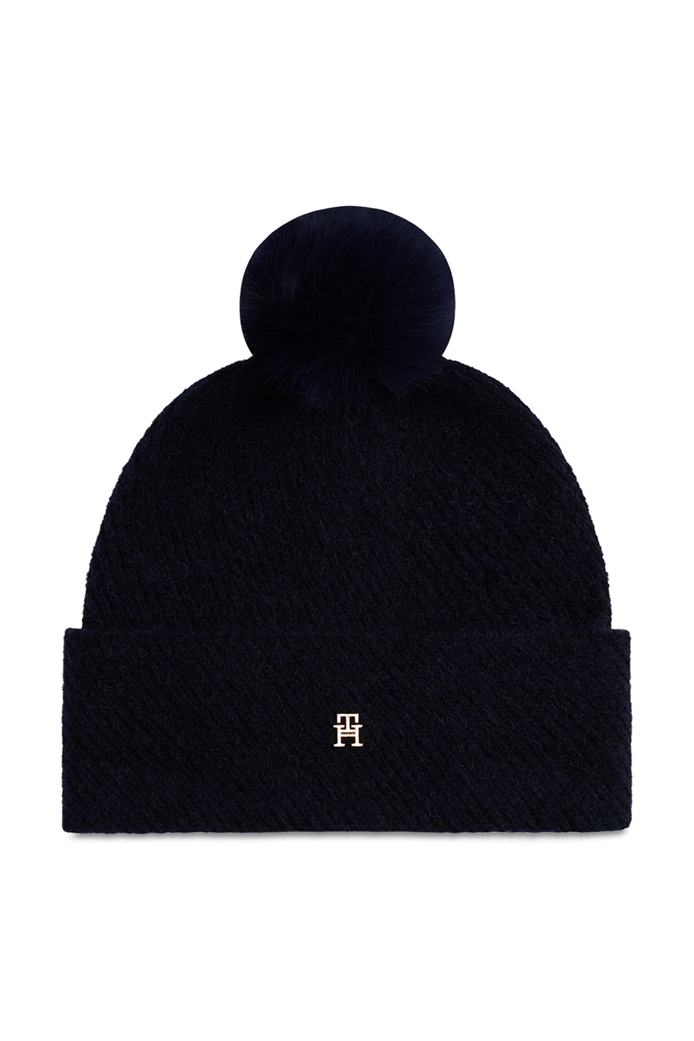 תמונה קידמית של כובע פונפון