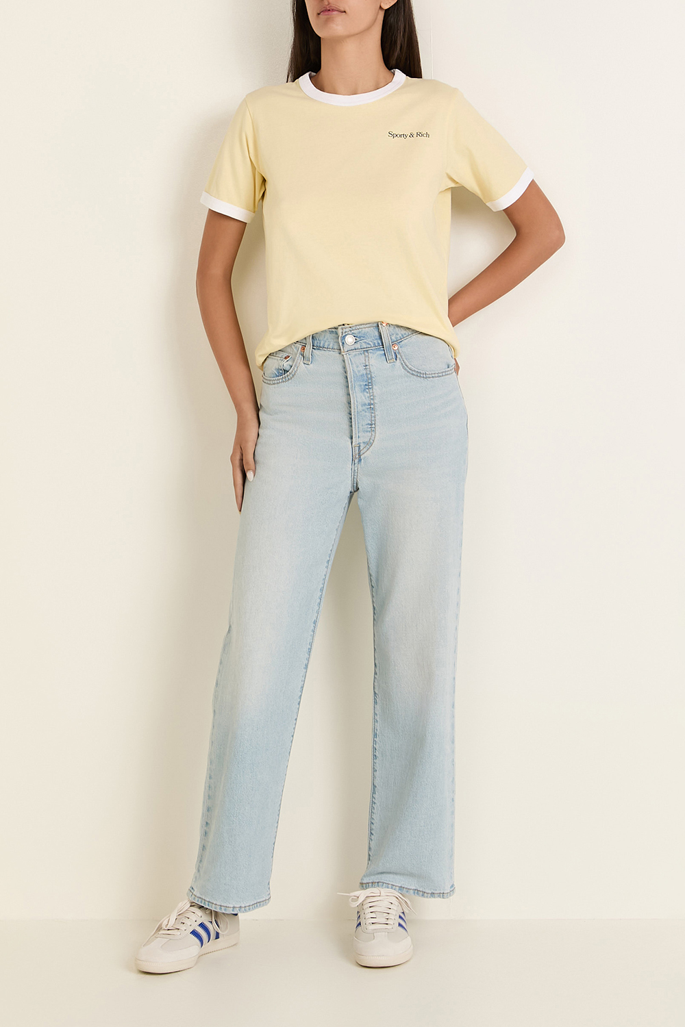 תמונת דוגמן קידמית של אדידס X יומינרייס נעלי סניקרס סמבה