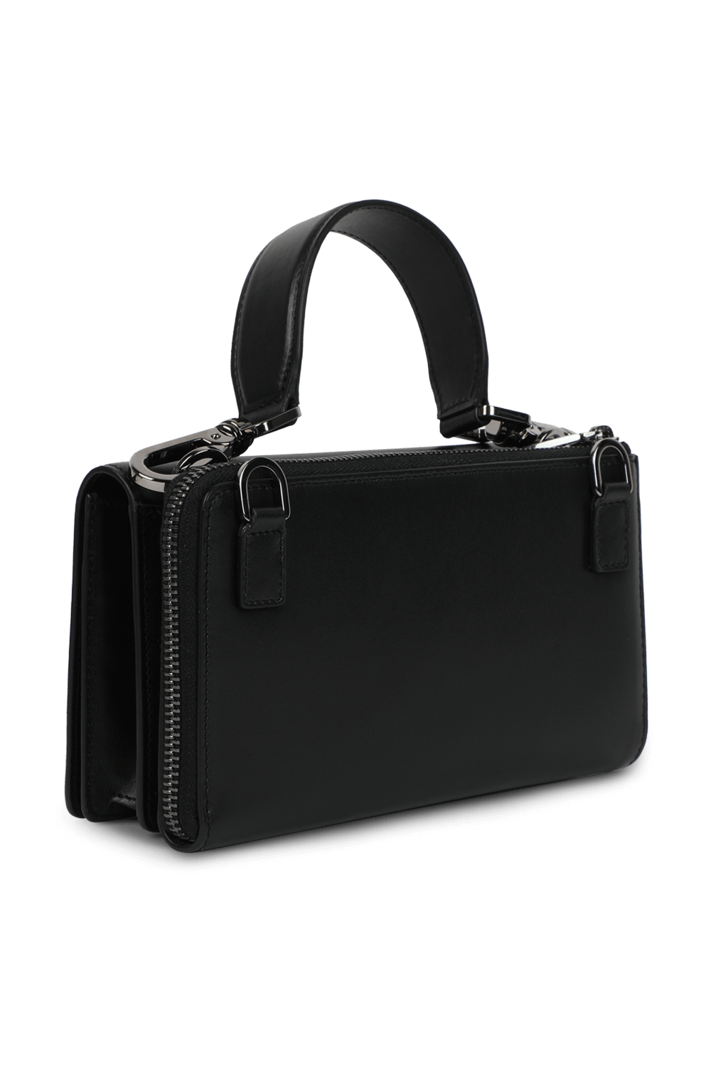 תמונה אחורית של תיד צד עור שחור עם לוגו מטאלי