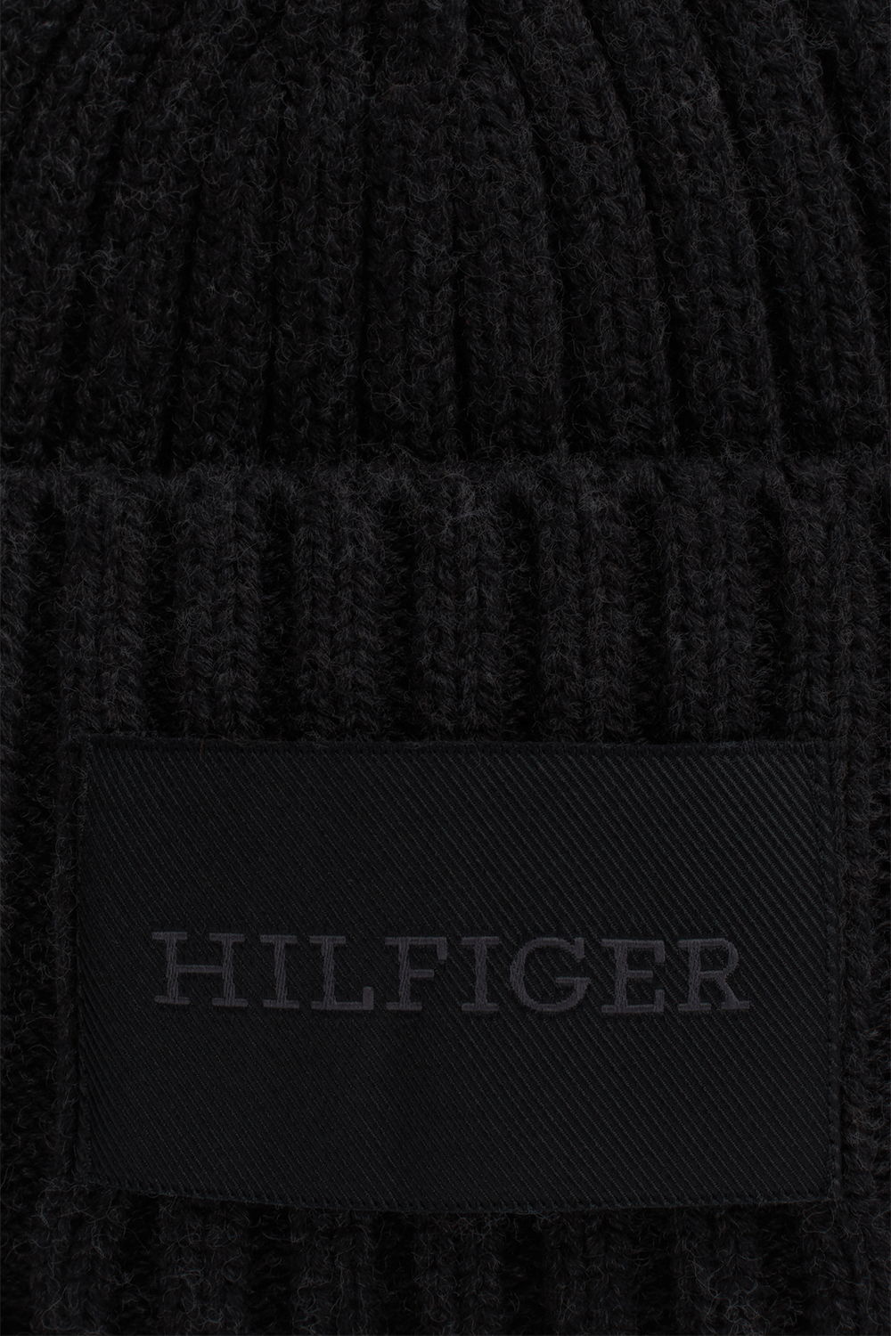 תמונת תקריב של כובע צמר