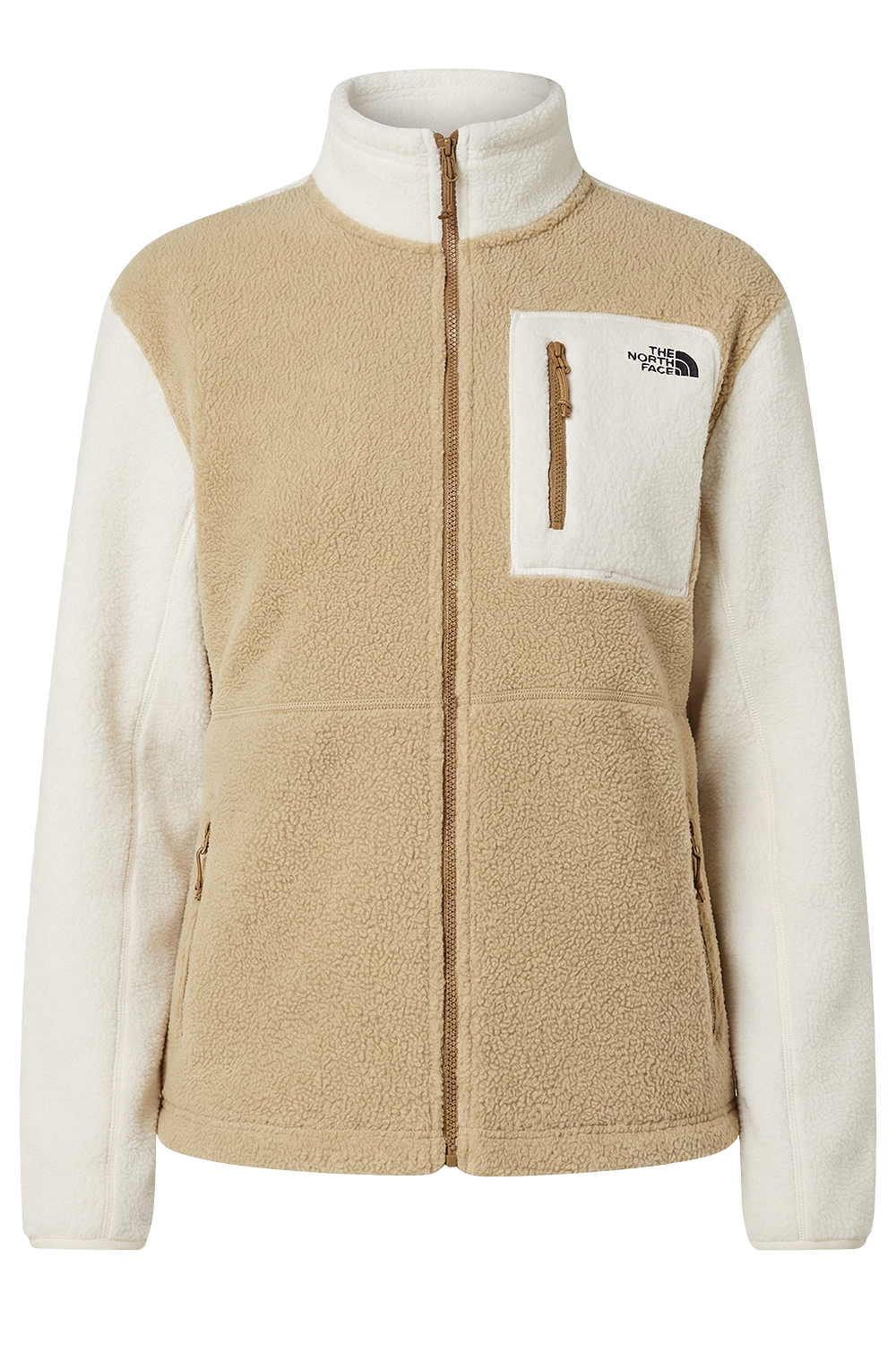 תמונה קידמית של ז'קט פליז בגזרה רגילה