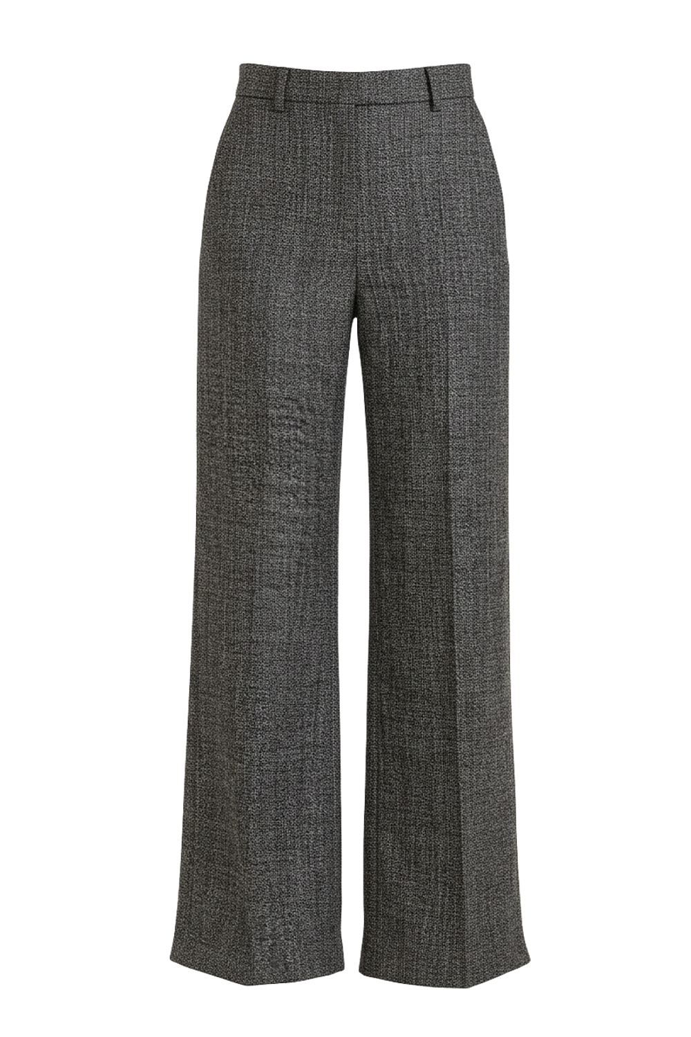 תמונה קידמית של מכנסיים רחבים מצמר