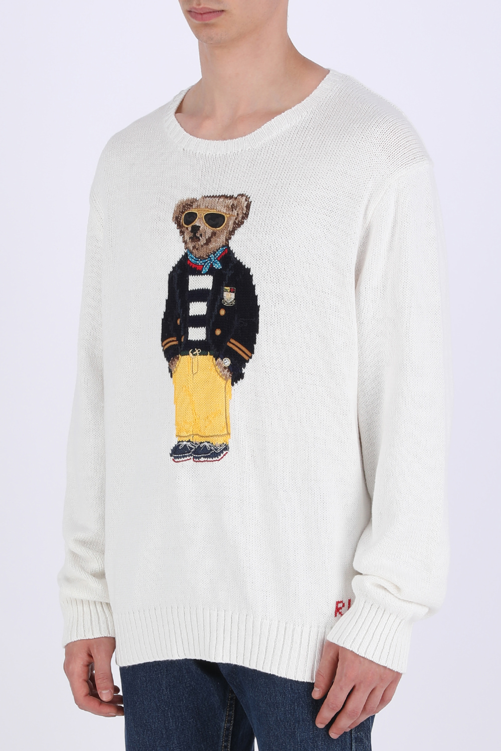 ralph lauren bear knitwear