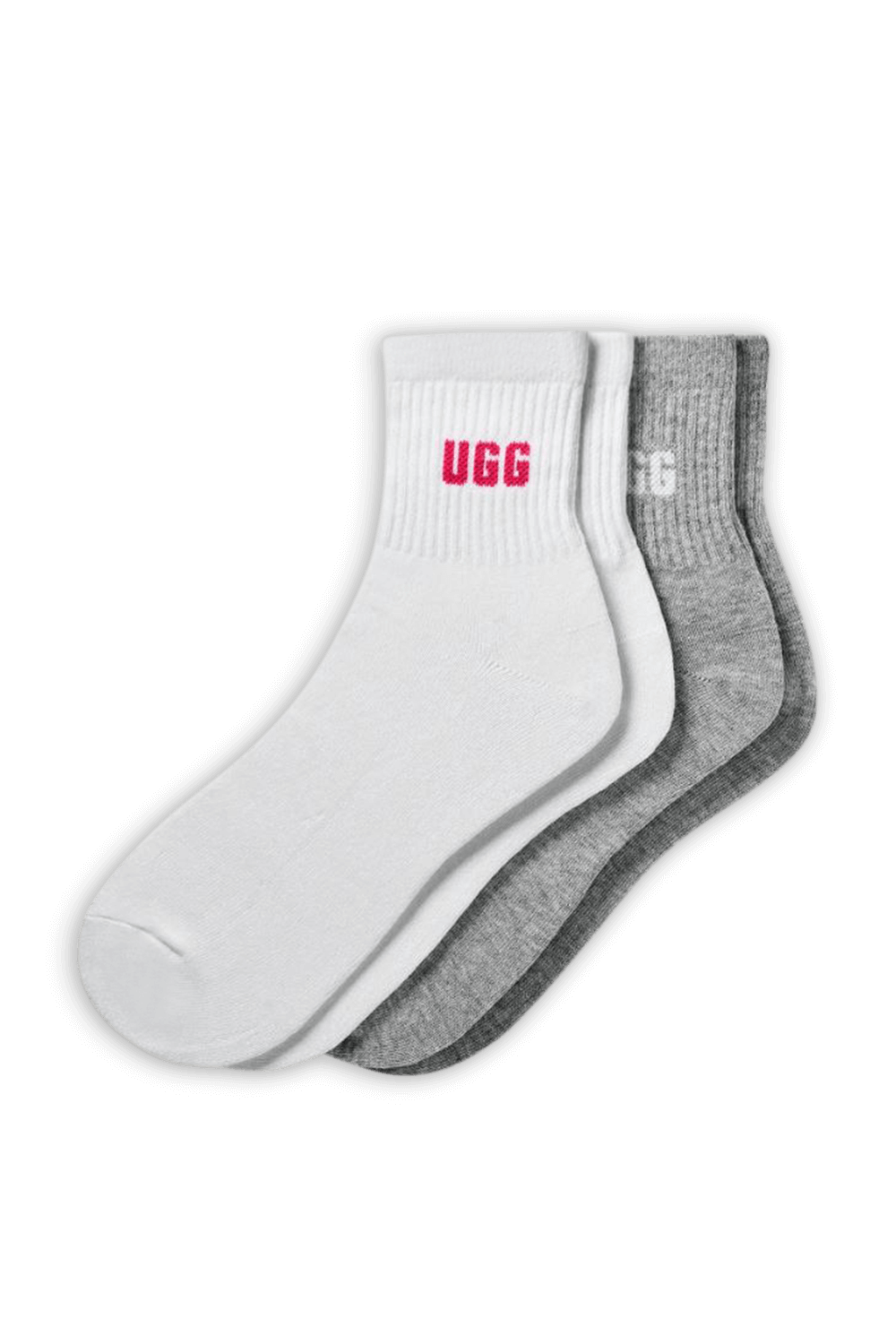 תמונה אחורית של שני זוגות גרביים 3/4