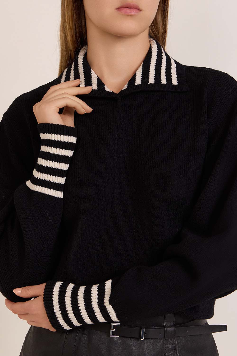 תמונת תקריב דוגמן של סריג כותנה