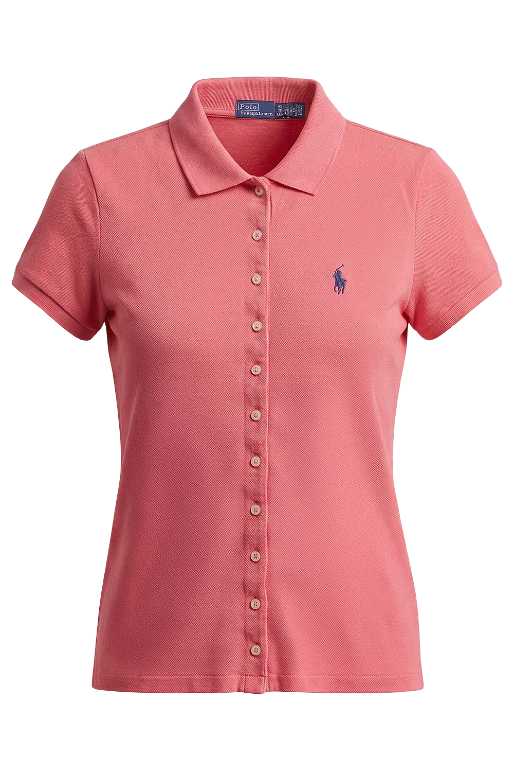 תמונה קידמית של חולצת פולו מכופתרת סלים פיט