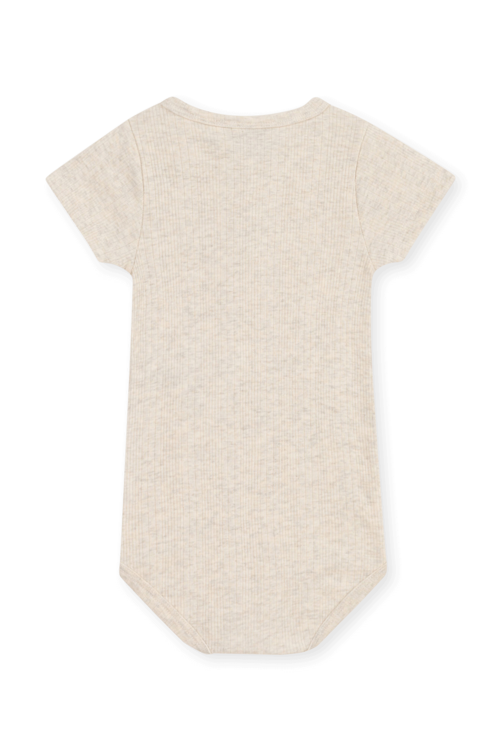 תמונה אחורית של בגד גוף קצר מכותנה - גילאי 3-12 חודשים