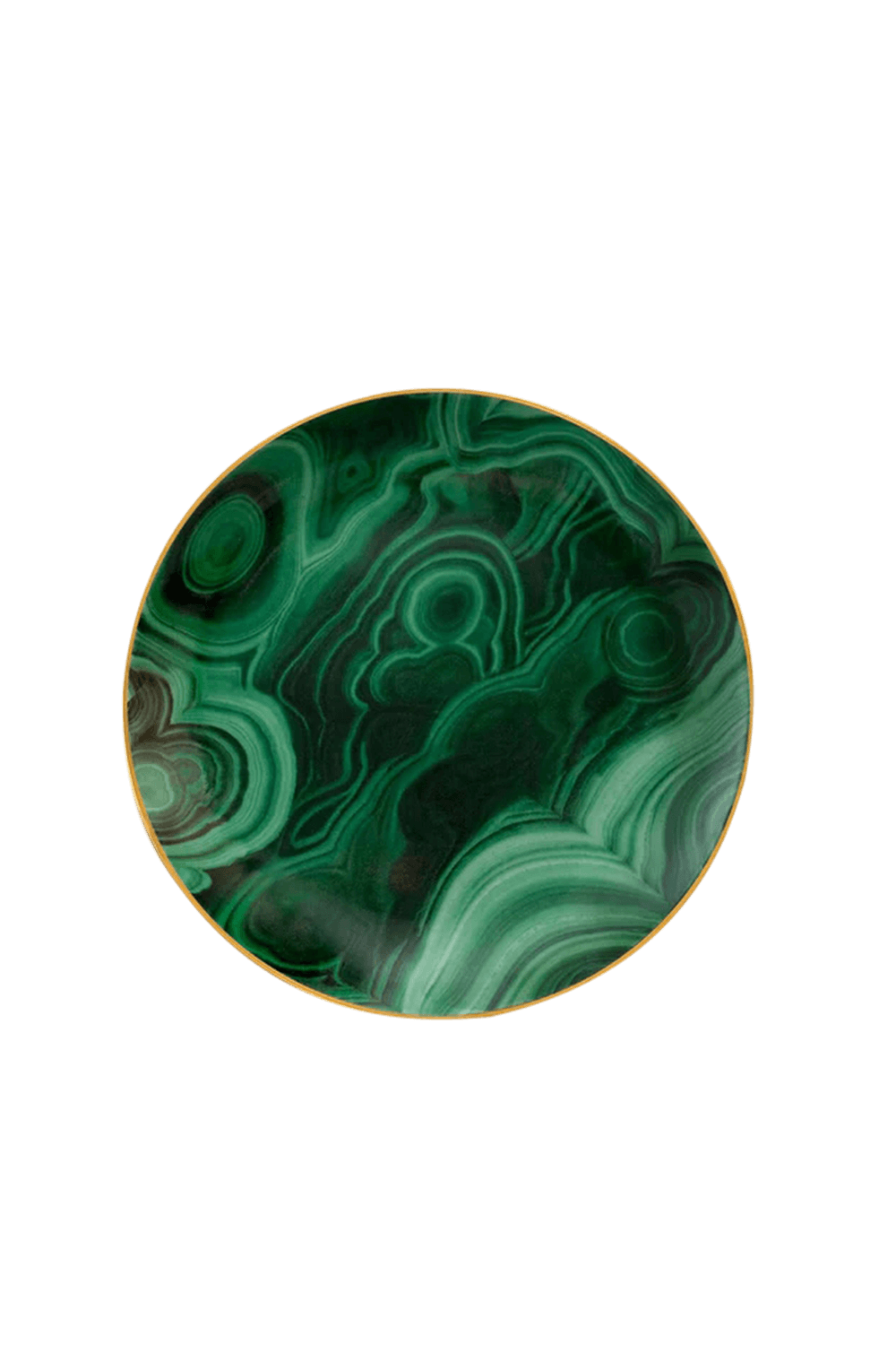 תמונה קידמית של Malachite Canape Plate 15cm - Set of 4