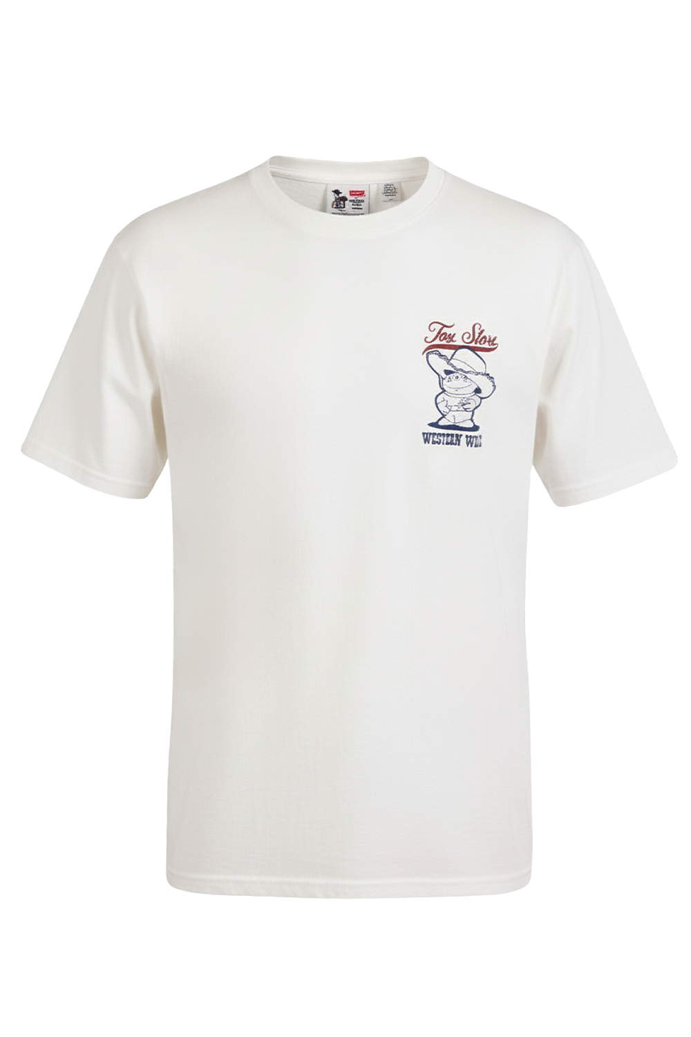 תמונה קידמית של ליוויס X צעצוע של סיפור חולצת טי